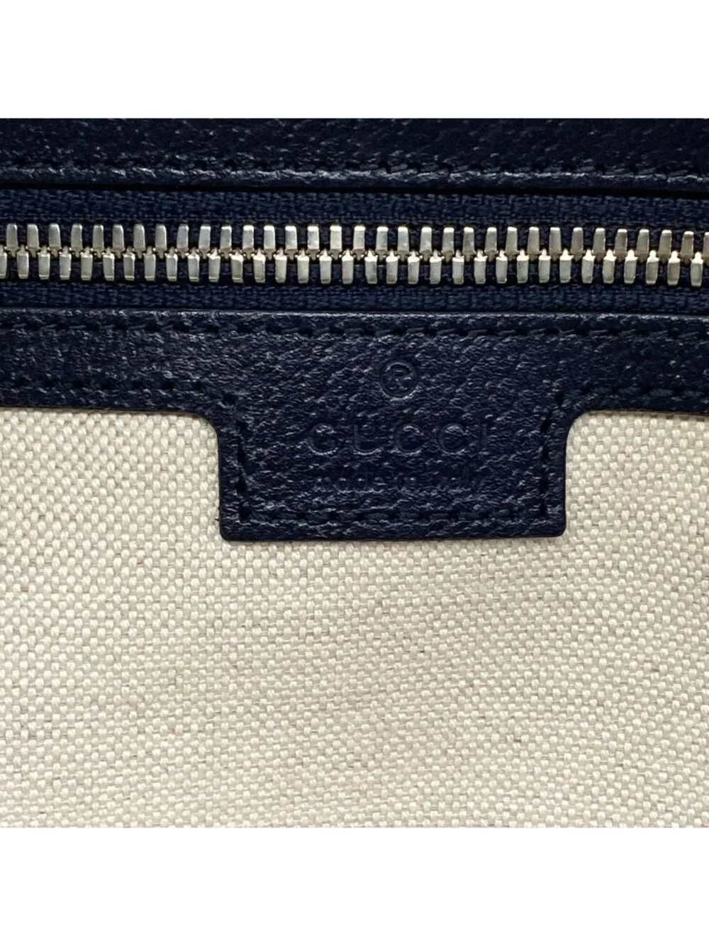 Gucci Backpack Ophidia Ivory Navy Red Leather